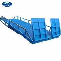 Hydraulische Mobiele Container Staal Truck Laden Platform Dock Levelers Heftruck Handleiding Laden Dock Ramp