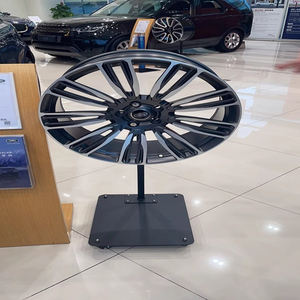 प्रदर्शनी शोरूम 360 डिग्री घूर्णन कार खड़े पहिया रिम डिस्प्ले रैक स्टैंड - Product Image 3