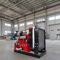 Moteur diesel turbocompressé de 258 ch, 6 cylindres, démarrage électrique, 190 kW, refroidi par eau, pompe, roulement, moteurs de machines, haute puissance