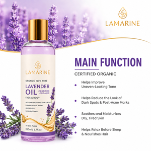 Aceite de Semillas de Lavanda Orgánico de Marca Privada, Aceite Esencial Puro para Masajes Corporales, Ayuda para Dormir, Anti-Manchas Oscuras, Hidratante para la Piel - Product Image 3