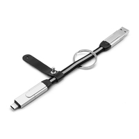 Cadeaux promotionnels Chargeur rapide 3A 60W Cadeau d'affaires de Noël Innovant Câble type C 6 en 1 Articles cadeaux pour la vente en gros.