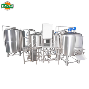 เครื่องต้มเบียร์คราฟต์แบบ 3 ถัง ความจุ 1000 ลิตร (10HL) ทำจากทองแดงแดง พร้อมมอเตอร์แบบมีลูกปืน สำหรับการผลิตแอลกอฮอล์และควาส - Product Image 3