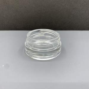 Mini pot en verre transparent de 5 ml avec couvercle grossissant pour l'emballage de cosmétiques de soin personnel, crèmes, rouges à lèvres et huiles concentrées - Product Image 2