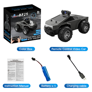 Hoshi KF29รถบรรทุกไซเบอร์ขนาดเล็กของเล่นรถขนาดเล็กโลหะขนาดเล็ก1/28กล้อง FPV ควบคุมระยะไกลของขวัญคริสต์มาสสำหรับเด็ก - Product Image 4