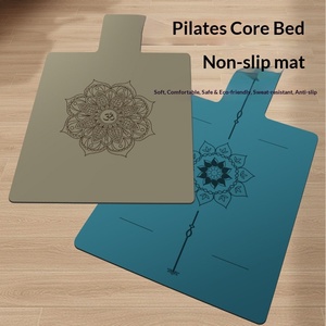 Serviette <span class=keywords><strong>de</strong></span> protection antidérapante haut <span class=keywords><strong>de</strong></span> gamme pour Reformer Pilates – Microfibre écologique absorbante pour machine d'exercice <span class=keywords><strong>de</strong></span> qualité studio - Product Image 2