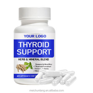 Suplementos herbales para adultos con yodo Ashwagandha Raíz Zinc Selenio Vitamina B12-Complex Suplemento para la salud de la tiroides para hombres y mujeres - Product Image 1