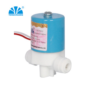 Yongchuang YCWS3 Plastic Solenoid Valve 2.5mm Orifice DC24V For Water Purifier RO System - Product Image 3