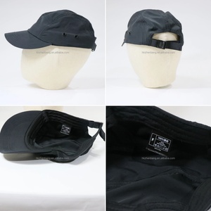 Custom Logo 5-Panel Camping Hat Waterproof <b>Quick</b> <b>Dry</b> Baseball <b>Cap</b> Unstructured Curved Performance Golf Sun Hat for Outdoor - Product Image 2