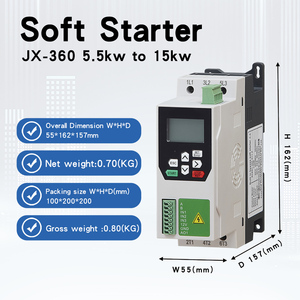Arrancador Suave <span class=keywords><strong>de</strong></span> 5.5kw 380V Trifásico para Bomba, <span class=keywords><strong>Ventilador</strong></span>, Compresor y Bomba <span class=keywords><strong>de</strong></span> Agua, <span class=keywords><strong>Precio</strong></span> <span class=keywords><strong>de</strong></span> Fabricante - Product Image 2