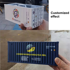 Set Regalo Promozionale Personalizzato per Ufficio, Regali Aziendali di Lusso per Clienti con Logo, Modello di Container Navale in Scala - Product Image 5