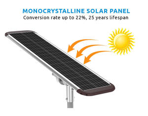 Lampadaires LED solaires étanches 20W 30W 40W 60W 80 90W 100W 120W en aluminium de haute qualité à bon <span class=keywords><strong>prix</strong></span> de gros - Product Image 2