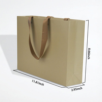 Boîte d'emballage et ensemble de sacs en papier personnalisés OEM ODM avec impression de logo pour l'emballage de détail et de supermarchés