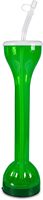 Verre à boire LED vert pour la cour, gobelet lumineux pour la bière, lumière clignotante, fête de bière, slush, gobelet en plastique LED pour la cour