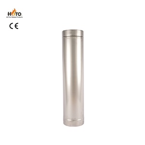 Tubo <span class=keywords><strong>per</strong></span> Camino in Acciaio Inox Isolato a Parete Singola, Lucidato a Specchio/Rivestimento Nero, Garanzia 5+ Anni <span class=keywords><strong>per</strong></span> Caminetto - Product Image 4