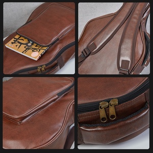 41inch dân gian Guitar Da Túi dày không thấm nước Acoustic Guitar Ba lô 40inch Gig Túi dây đeo vai cụ trường hợp - Product Image 3