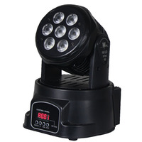 Moins cher Mini 70W Led lavage tête mobile scène lumière son actif Led scène faisceau lumière Ip20 noir 50000 entrepôt projecteurs 75 MJ