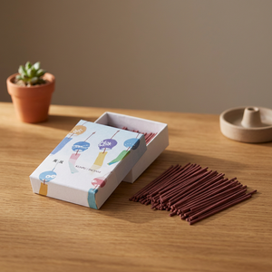 Incienso Relajante Kyoto Kosaido Kunpu 20g, Soporte de Bambú para 90 Varillas, Aroma a Ámbar y Lavanda, para Uso en Casa y Spa, Otoño - Product Image 1