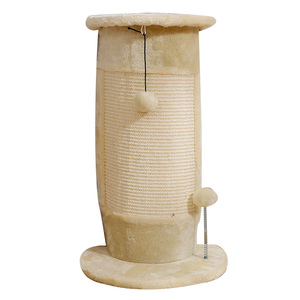 <strong>Corner</strong> Cat Scratching <strong>Post</strong> Indoor Furniture protection Scratcher with Stable Cat Stand and Spring Toy Added - Product Image 1
