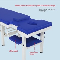 Lit de massage original à six pieds en acier laminé à froid renforcé avec garantie à vie, disponible en plusieurs tailles pour la maison, l'hôpital et le spa