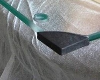 Moderne 3-delige frameloze glazen douchedeur op maat gemaakte douchecabine met waterdichte afdichtingsstrip