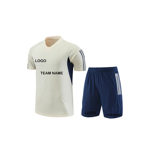 サッカーユニフォームポリエステルVネックフルスリーブ - Product Image 1