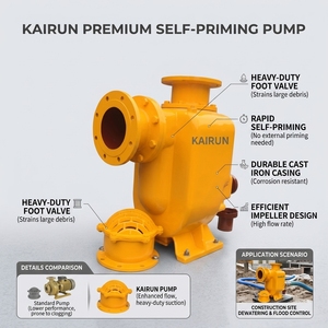 ปั๊มน้ำไฟฟ้าแรงดันสูงแบบ EU สำหรับการสูบน้ำและจ่ายน้ำระยะไกล - Product Image 1