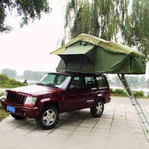 Tente de toit rigide entièrement en aluminium, style diagonal, pour SUV et véhicules - Product Image 1
