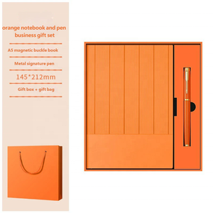 <strong>2026</strong> Hardcover Planner Gift Customized PU Leather Offices Notebook with Pen Stationery Business Gift Box Set for Corporate Event - Product Image 1