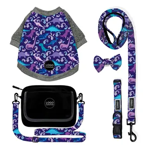 Roupa de cachorro personalizada, venda no atacado da moda com coleira padrão coleira de verão fabricante de roupas de animais de estimação - Product Image 1