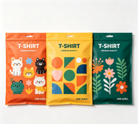 Sacs d'emballage pour vêtements de haute qualité personnalisés avec votre logo, sacs en plastique recyclables imperméables avec fermeture éclair pour l'emballage des vêtements
