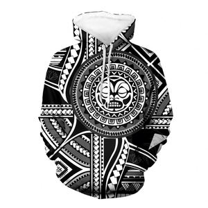 Samoan Style Hawaiian Polynesian Tribal Hibiscus Yellow/White/Black Printed <strong>Hoodies</strong> <strong>for</strong> <strong>Women</strong> Long Sleeve Pullover Sweatshirts - Product Image 2