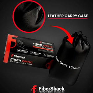 Boîte de nettoyage de câbles à fibres optiques OEM ODM Fibershack, lot de 3, nettoie les connecteurs de câbles à fibres optiques SC LC, inclut des capuchons anti-poussière pour - Product Image 6