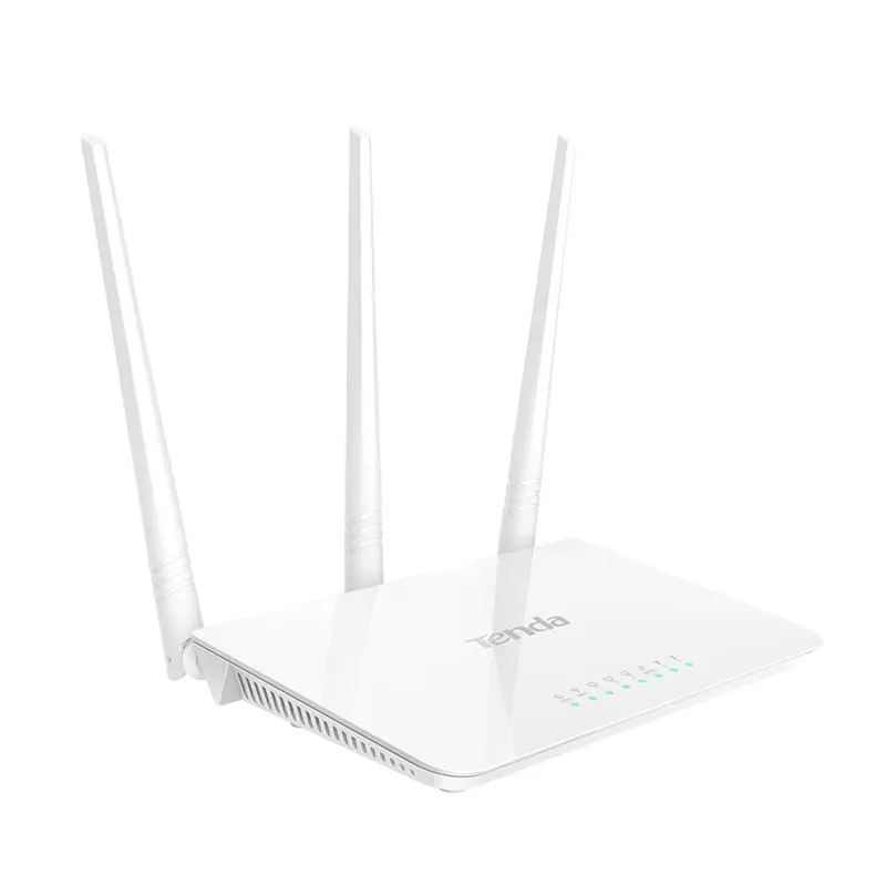 Smart Tenda F3 300mbps 2.4GHz 5dBi External Antenna Stable Wifi Router with English Software Chinese Package