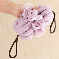Long Stretchable Mesh Exfoliating Loofah Tali Belakang Mandi Menggosok Bola Tubuh Mandi Mandi Spons Handuk