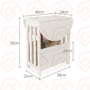 9 Plus Moderne Simple MDF Blanc Facile à assembler Salon de luxe Tables pliantes pliantes - Product Image 2