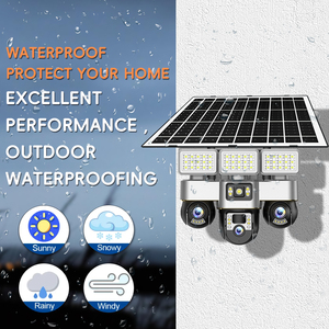 2025 último 3 lentes <span class=keywords><strong>12MP</strong></span> AI Monitor inteligente farola Solar con cámara Cctv 4G CÁMARA DE ENERGÍA Solar Wifi sistemas de seguridad - Product Image 3