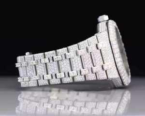 Reloj Mecánico Automático Exclusivo, Completamente Adornado con Moissanita, Elaborado con Calidad Premium, Lujo, Moda, Belleza y Durabilidad - Product Image 4