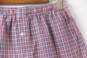 Offre Spéciale hommes boxeurs ceinture élastique Shorts coton Plaid rayé lâche troncs hommes tissé Shorts Boxer - Product Image 4