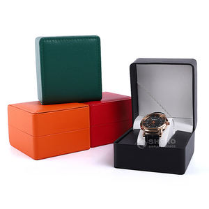 Caja de Almacenamiento de Relojes de Lujo, Cuadrada, de Cuero PU, Elegante Estuche de Regalo para Empaque de Accesorios - Product Image 3