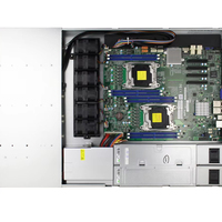 Fabrikverkauf 1U Chassis Rack Verteiltes KI-Speicher-Server-Gehäuse 4HDD PC-Gehäuse für Rechenzentren mit 12Gb/S Mini-HD-Backplane