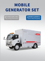 Groupe électrogène mobile de qualité industrielle standard, résistant aux intempéries, refroidi par air, à démarrage automatique, monté sur remorque, prêt pour l'extérieur, 15-720 kW