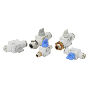 Vanne pneumatique VHK3-04F 1/4 po en plastique et laiton, vanne d'arrêt et de régulation pour gaz à température normale - Product Image 4