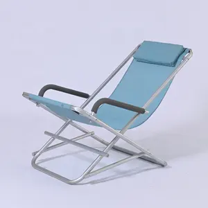 XL Meilleur camping pliable Rocker Beach Camping Chair Outdoor