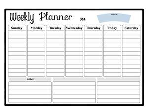 Vente en gros Calendrier de réfrigérateur magnétique Tableau d'affichage autocollant blanc magnétique pour réfrigérateur - Product Image 6