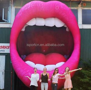 6 Tipos de Modelo de Boca Inflable <span class=keywords><strong>Gigante</strong></span>/Beso Inflable/Labios Rojos Inflables para Escenario - Product Image 5