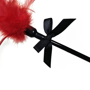 Plume rouge pour chatouiller, plume pour chatouiller pour le jeu sexuel, produits SM, jouets sexuels - Product Image 6