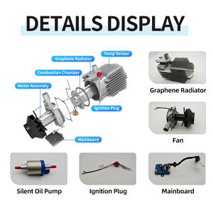 Calentador de Aire para Cabina Ecológico de 5000w 24v, Tipo Split, 3 en 1, Calentador Diésel de 12V para Camión, Autobús, Caravana - Product Image 3
