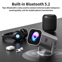 Mini-projecteur portable 2026 MAX HY330 4K Full HD pour home cinéma, projecteur vidéo 300 Ansi pour extérieur, écran optique 3 pouces