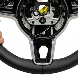 Volant de course en cuir personnalisé en promotion pour Porsche Cayman Macan 911 970 986 991 991.1 992 993 <span class=keywords><strong>996</strong></span> 997 997.2 <span class=keywords><strong>Gt3</strong></span> 356 - Product Image 5