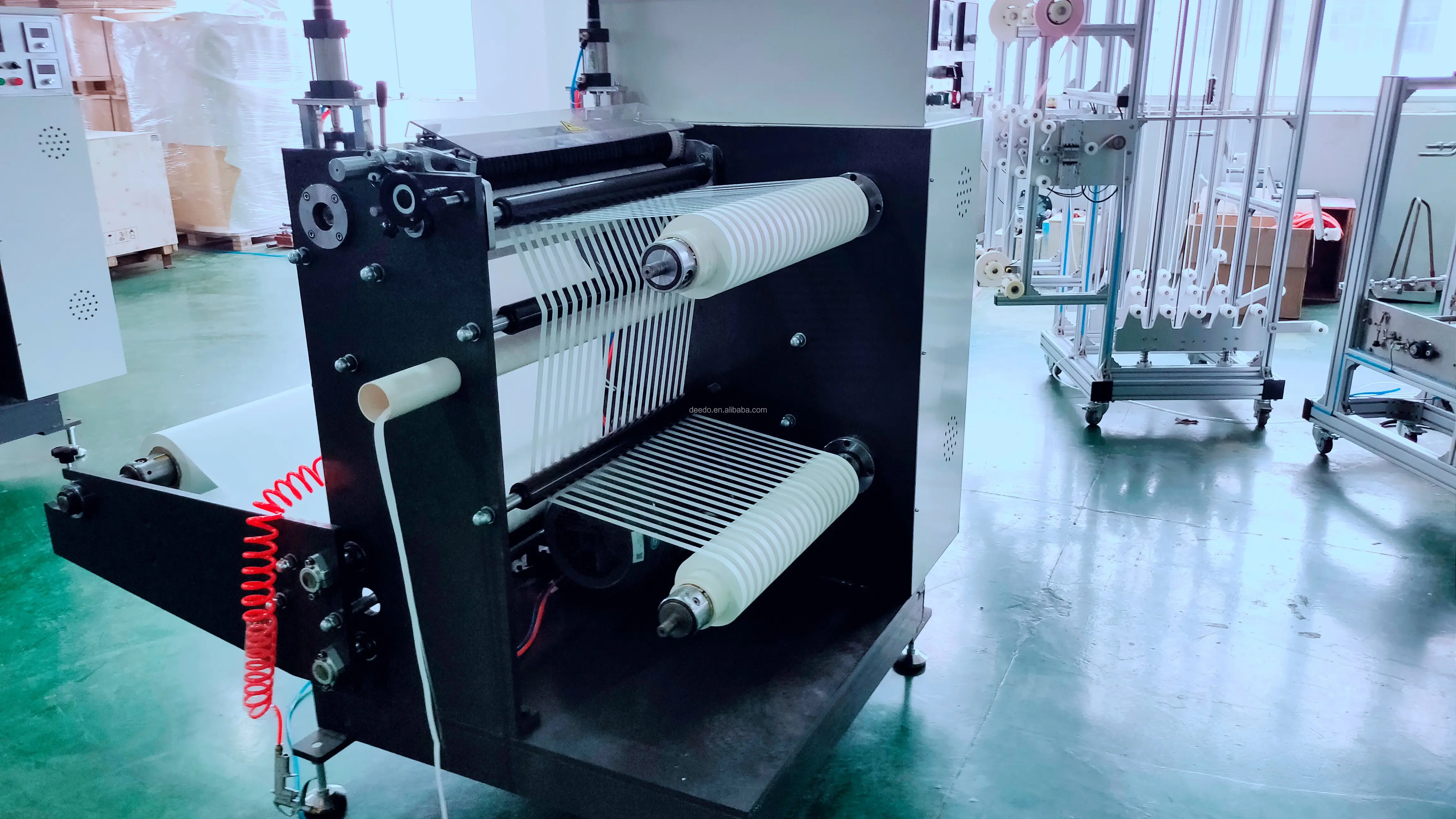 Custo-benefício de papel kraft máquina de corte de rolo, corte de papel e máquina do rebobinamento